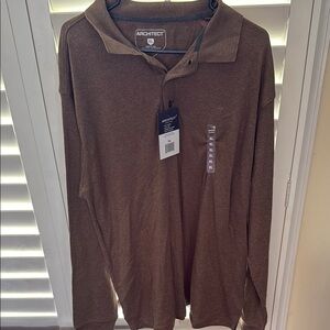 Architect Brown Polo Shirt for Casual Elegance